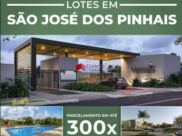 Terreno em condomínio com 128m² , à venda, no bairro Costeira em São José dos Pinhais