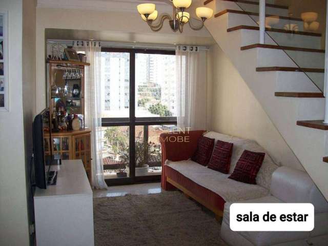 Apartamento Duplex com 3 dormitórios à venda, 136 m² por R$ 729.000,00 - Vila Guarani (Zona Sul) - São Paulo/SP