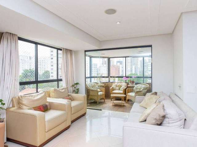 Apartamento com 4 dormitórios, 202 m² - venda por R$ 3.000.000,00 ou aluguel por R$ 17.939,00 - Moema - São Paulo/SP