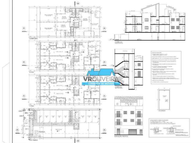 Cobertura à venda, 64 m² por R$ 550.000,00 - Parque Erasmo Assunção - Santo André/SP