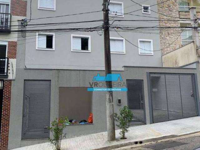 Apartamento com 2 dormitórios à venda, 44 m² por R$ 350.000 - Campestre - Santo André/SP