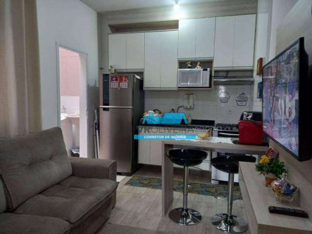 Apartamento com 2 dormitórios à venda, 38 m² por R$ 300.000 - Vila Guiomar - Santo André/SP