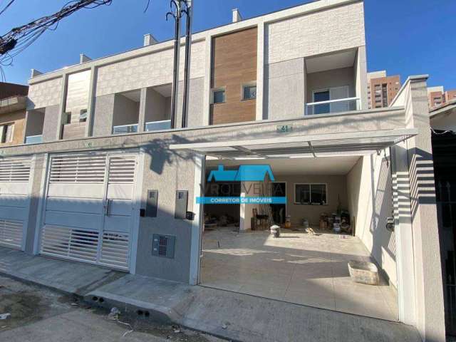Sobrado com 3 dormitórios à venda, 122 m² por R$ 700.000,00 - Vila Homero Thon - Santo André/SP