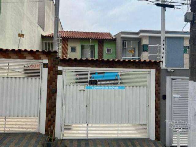 Sobrado com 3 dormitórios à venda, 104 m² por R$ 540.000,00 - Utinga - Santo André/SP