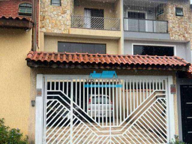 Sobrado com 3 dormitórios à venda por R$ 900.000 - Vila Camilópolis - Santo André/SP