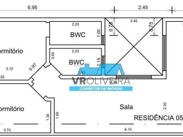 Cobertura com 2 dormitórios à venda, 100 m² por R$ 490.000 - Parque das Nações - Santo André/SP