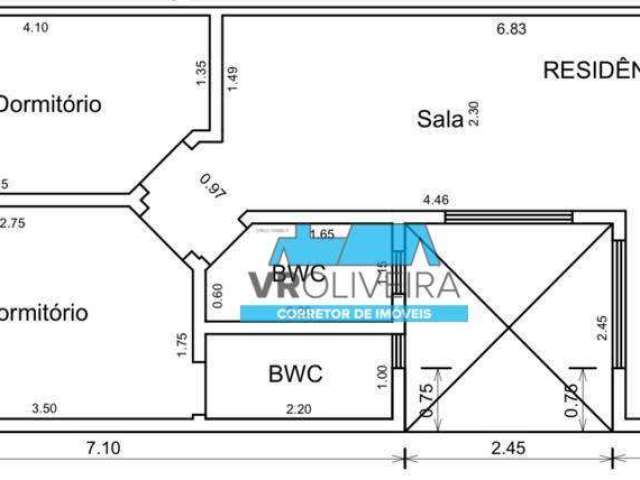 Cobertura com 2 dormitórios à venda, 110 m² por R$ 530.000 - Parque das Nações - Santo André/SP