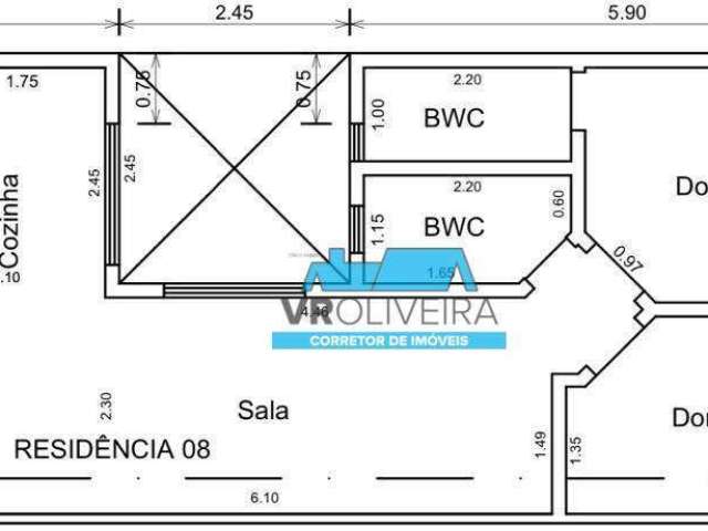 Cobertura com 2 dormitórios à venda, 94 m² por R$ 475.000 - Parque das Nações - Santo André/SP