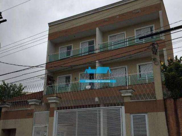 Cobertura com 2 dormitórios à venda, 82 m² por R$ 578.000,00 - Campestre - Santo André/SP