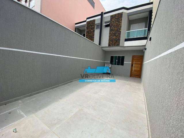 Casa com 3 dormitórios à venda por R$ 760.000 - Vila Camilópolis - Santo André/SP