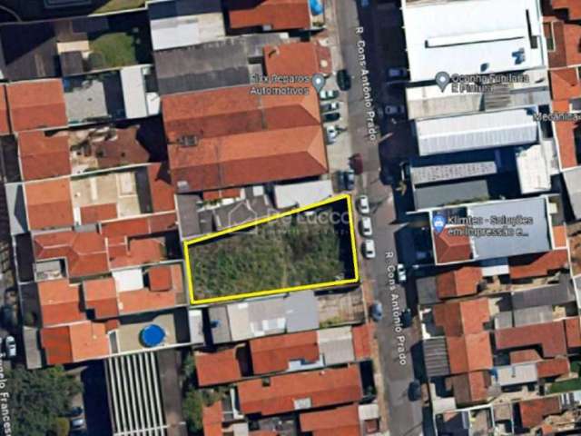 Terreno comercial à venda na Rua Conselheiro Antônio Prado, 101, Vila Nova, Campinas por R$ 900.000