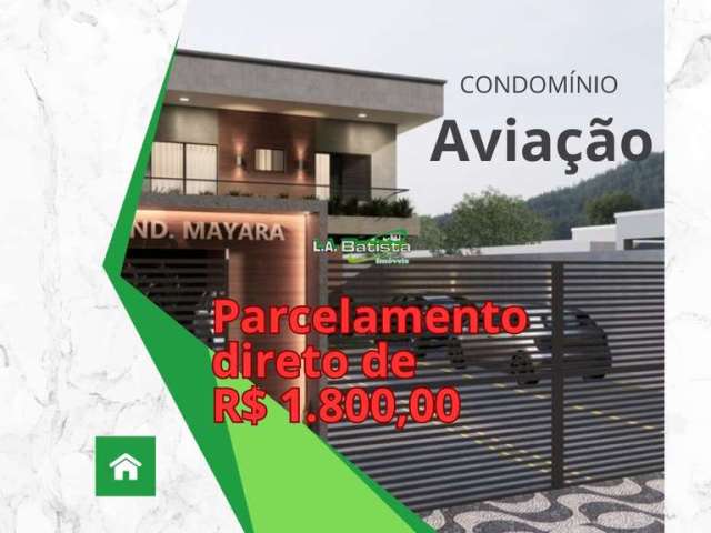 Casa de Condomínio 2 quartos Aviação Praia Grande Parcela R$1.800,00.