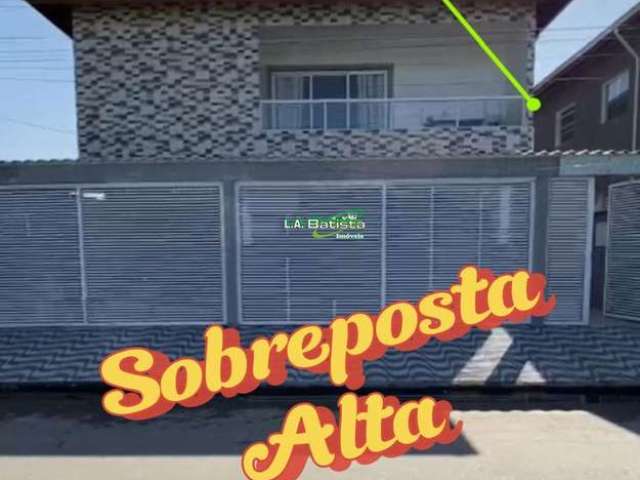 Sobreposta alta 2 quartos em Praia Grande