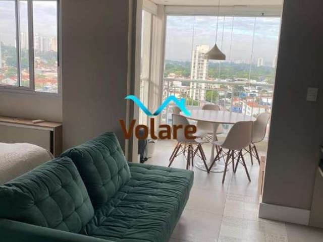 Studio de Luxo à Venda em Condomínio Exclusivo no Jardim Portal I e II, São Paulo-SP: 1 quarto, 1 sala, 1 banheiro, 1 vaga, 37m².