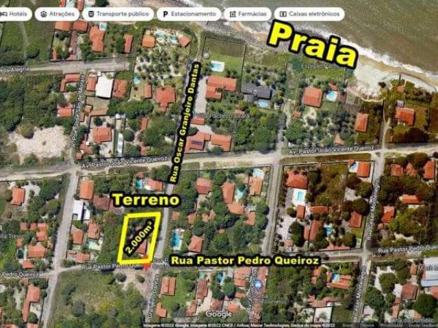 Veras vende terreno 2.000m²  no pacheco - caucaia - ce