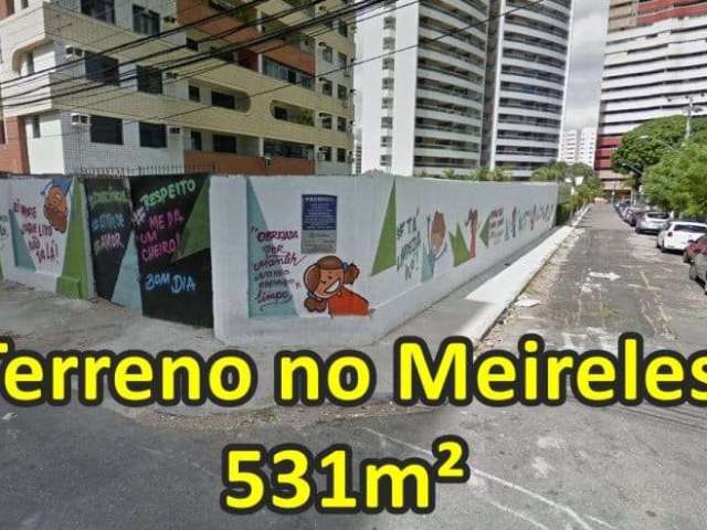 Veras vende terreno 531m² de esquina no meireles