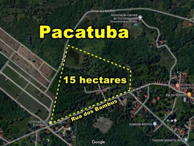 Veras vende terreno 15 hectars em pacatuba