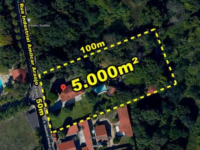 VERAS VENDE TERRENO 5.000m² EM COITÉ - EUSÉBIO - CE