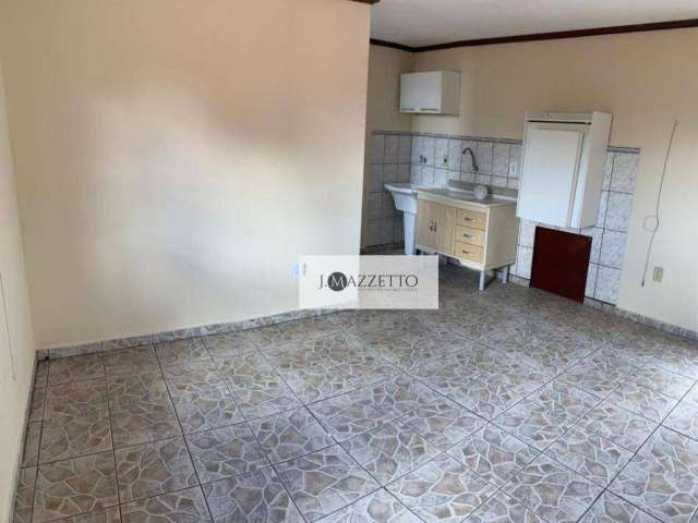 Casa com 1 dormitório para alugar, 30 m² por R$ 950,00/mês - Vila Avaí - Indaiatuba/SP