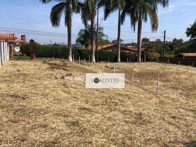 Terreno à venda, 1000 m² por R$ 650.000 - Terras de Itaici - Indaiatuba/SP