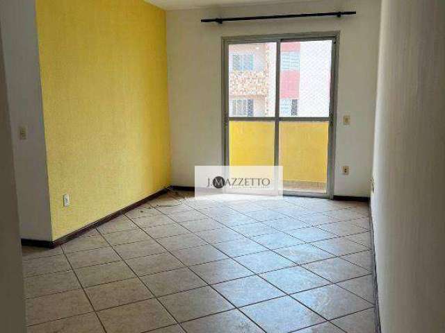 Apartamento com 3 dormitórios para alugar, 88 m² por R$ 2.969,62/mês - Jardim Pompéia - Indaiatuba/SP