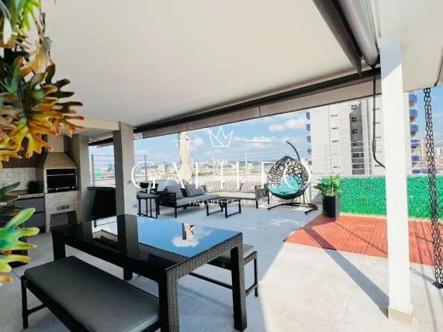 Apartamento cobertura penthouse mobiliado no spazio guaraný - rua pirapora - jundiaí - sp