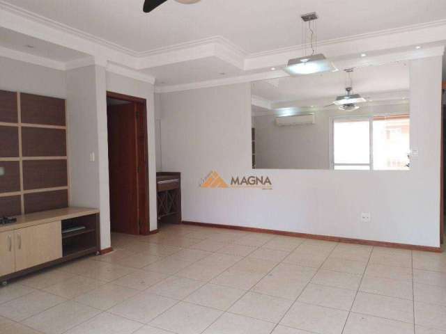 Apartamento com 3 dormitórios sendo 01 suíte para alugar, 107 m² por R$ 3.438/mês - Jardim Paulista - Ribeirão Preto/SP