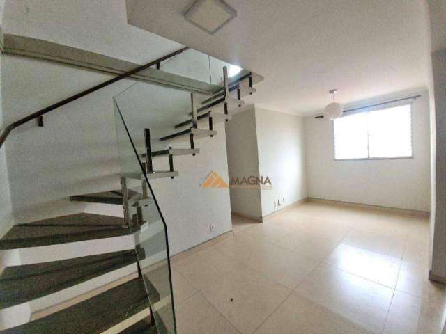 Cobertura com 3 dormitórios para alugar, 130 m² por R$ 3.293/mês - Jardim Palma Travassos - Ribeirão Preto/SP