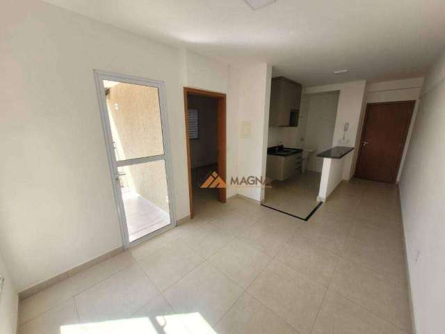 Apartamento com 1 quarto para alugar, 40 m² por R$ 1.781/mês - Ribeirânia - Ribeirão Preto/SP