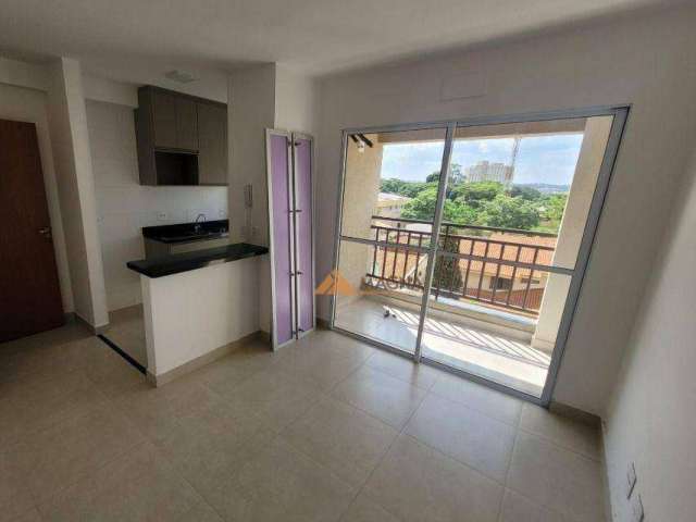 Apartamento com 1 quarto para alugar, 40 m² por R$ 1.781/mês - Ribeirânia - Ribeirão Preto/SP