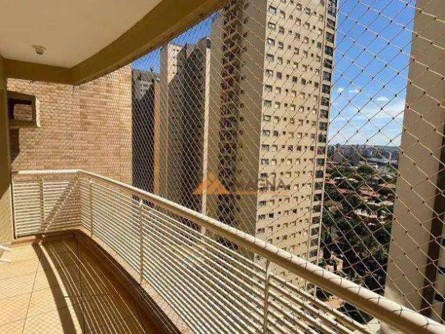 Apartamento com 3 quartos para alugar, 144 m² por R$ 5.585/mês - Jardim Irajá - Ribeirão Preto/SP