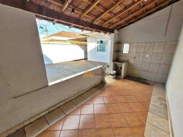 Casa com 3 quartos para alugar, 100 m² por R$ 1.735/mês - Ipiranga - Ribeirão Preto/SP