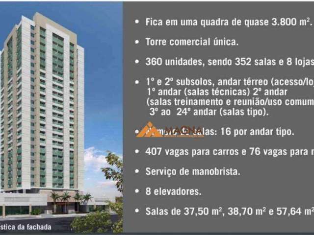 Sala à venda, 37 m² por R$ 300.000,00 - Nova Ribeirânia - Ribeirão Preto/SP