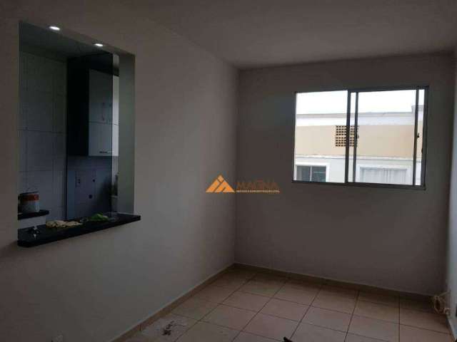 Apartamento com 2 dormitórios à venda, 48 m² por R$ 195.000,00 - Lagoinha - Ribeirão Preto/SP