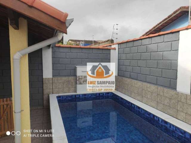 Cana Nova com Piscina, Nova Itanhaém, 2 Dorm (1 Suíte)