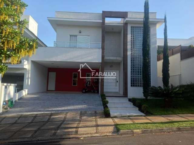 Casa sobrado  à venda com 3 suítes/closet no condomínio mont blanc, sorocaba-sp