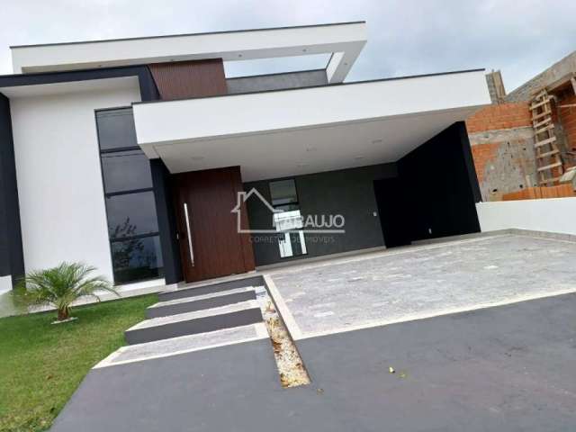 Casa térrea á venda com 3 suítes, 1 master, no condomínio residencial lê france, aparecidinha, sorocaba-sp