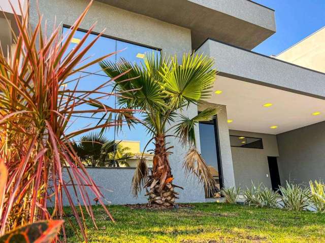 Casa terra, nova, condomínio fechado com 3 suítes e piscina na cidade de Indaiatuba, SP.