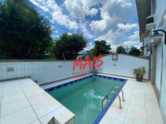 Sobrado Próximo à Praia! Piscina, 4 Dormitórios, 3 Vagas, Aparecida, Santos/SP