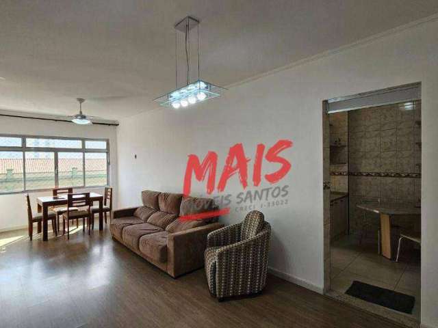 Apartamento com 1 dormitório para alugar, 68 m² por R$ 3.000,00/mês - Vila Matias - Santos/SP