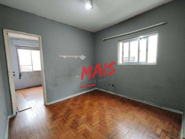 Apartamento com 1 dormitório à venda, 40 m² por R$ 300.000,00 - Gonzaga - Santos/SP