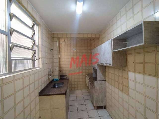 Apartamento com 2 quartos para alugar, 54 m² - Boqueirão - Santos/SP