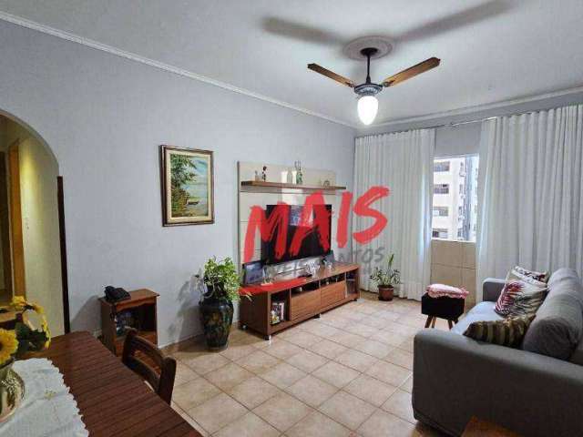 Apartamento com 2 dormitórios para alugar, 70 m² por R$ 3.200/mês - Encruzilhada - Santos/SP