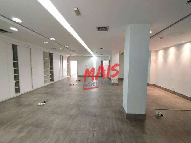 Sala comercial para alugar, 344 m² - Centro - Santos/SP