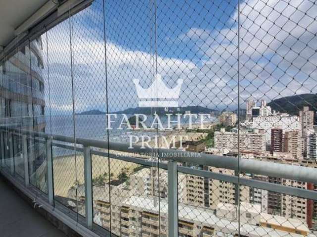 Apartamento 2 dormitórios 3 banheiros 2 vagas varanda com vista para o mar