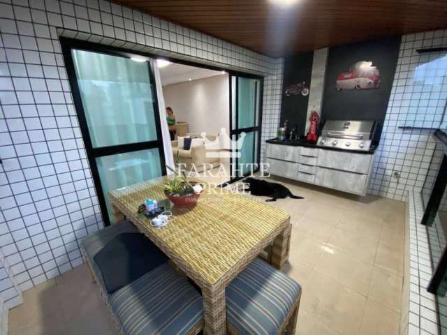 Apartamento - 3 Suítes com churrasqueira na Varanda - Gonzaga - Santos/SP