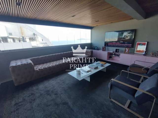 Sala comercial duplex com vista mar