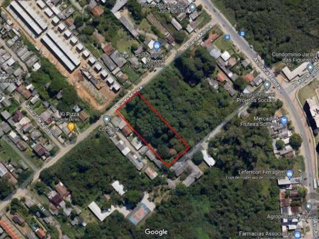 terreno à venda em Porto Alegre, localizado na Rua Santa Monica. Com área total de 3000m², topografia plana e viabilidade para construção. Próximo a água e energia elétrica. Excelente oportunidade par