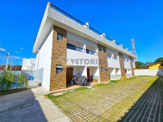 Sobrado com 2 quartos, 88m², à venda em Caraguatatuba, Martim de Sá