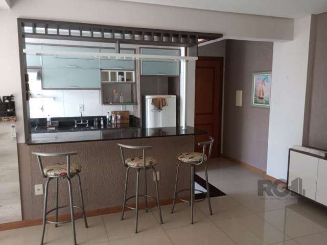 Apartamento à venda de um dormitório, &lt;BR&gt;com vaga para dois carros, Bairro Partenon, bem iluminado,&lt;BR&gt;semi mobiliado, com sacada fechada com vidro, de frente para rua, &lt;BR&gt;com chur